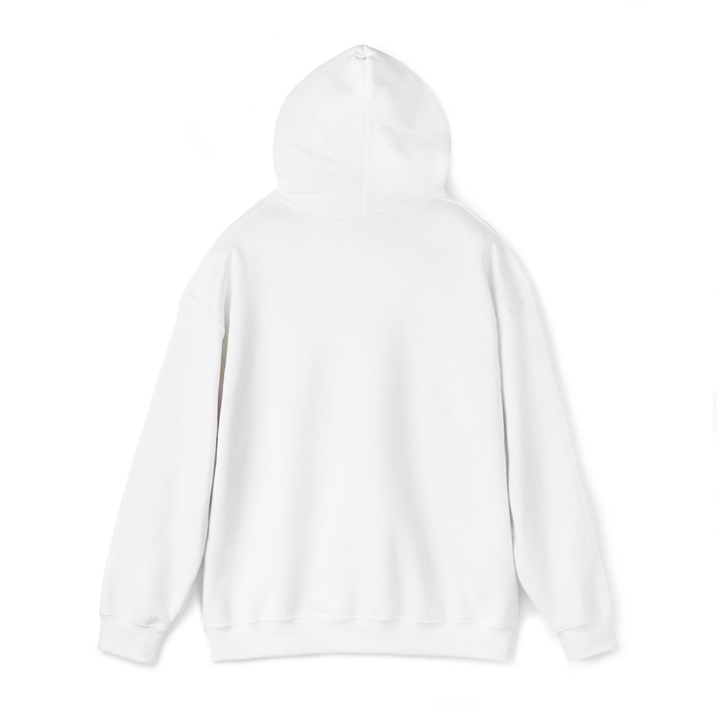 WHIMSY LUZI White Unisex Hoodie | Minimalist Aesthetic Hooded Sweatshirt | Cozy Gender-Neutral Pullover Gift