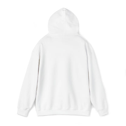 WHIMSY LUZI White Unisex Hoodie | Minimalist Aesthetic Hooded Sweatshirt | Cozy Gender-Neutral Pullover Gift